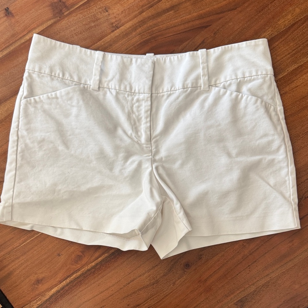 Ann Taylor White Shorts